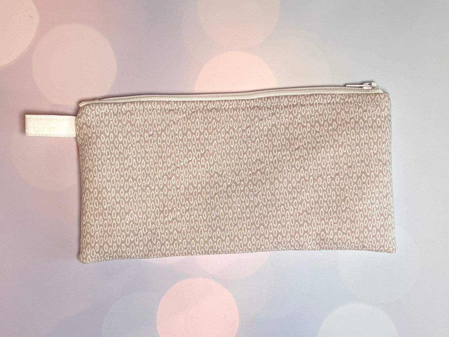 Pencil & Glasses Case | Pink and Gray