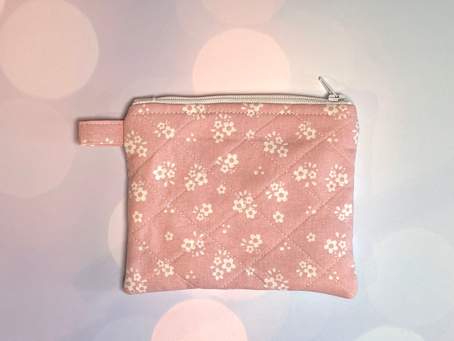Wristlet Wallet | Pink and Purple Flowers
